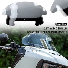 11'' Flare Windshield Tinted Wind Deflector New For Indian Challenger 2020-2025