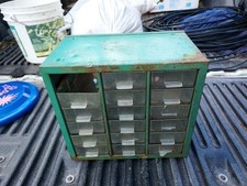 Vintage Eveready Minature Lamps Metal Cabinet Hardware Store Display