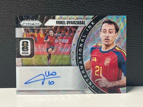 2026 Panini Prizm FIFA World Cup mikel oyarzabal International Ink Auto Wave