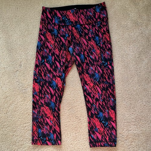 Soma Sport Women’s Black Red Blue Legging Crop Pants - Size S - EUC - Stretch