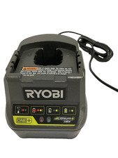 Ryobi One+ Lithium-Ion Battery Charger 18 V Fast Charging, 6 ft Cord, P118B