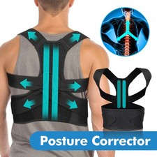 Posture Corrector Lumbar Back Support Shoulder Brace Belt For Sports