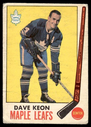 Dave Keon #51 1969 O-Pee-Chee card