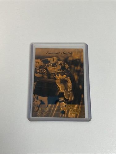 Rare- Gold Team-Emmitt Smith- Dallas Cowboys- 1995 Pinnacle Select Certified - Picture 14 of 14