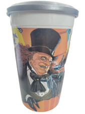 1992 Vintage McDonald's BATMAN RETURNS Plastic Cups - New The Penguin