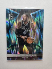 2016-17 Panini Spectra Neon Blue SP /60 LaMarcus Aldridge #85 Spurs AA41