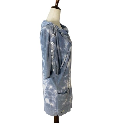 LACOSTE x MALANDRINO Tie Dye Tunic Dress Cowl Neck Size Small - Picture 5 of 8