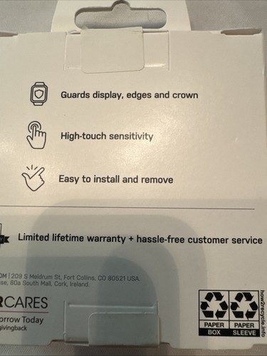 OtterBox Omni Edge Case + Screen protector for Apple Watch Series 8 and 7 - 45mm - Photo 8 sur 11