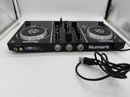 Numark Party Mix DJ Controller w/ Behringer HPS3000 Headphones & Manual - Picture 7 of 16