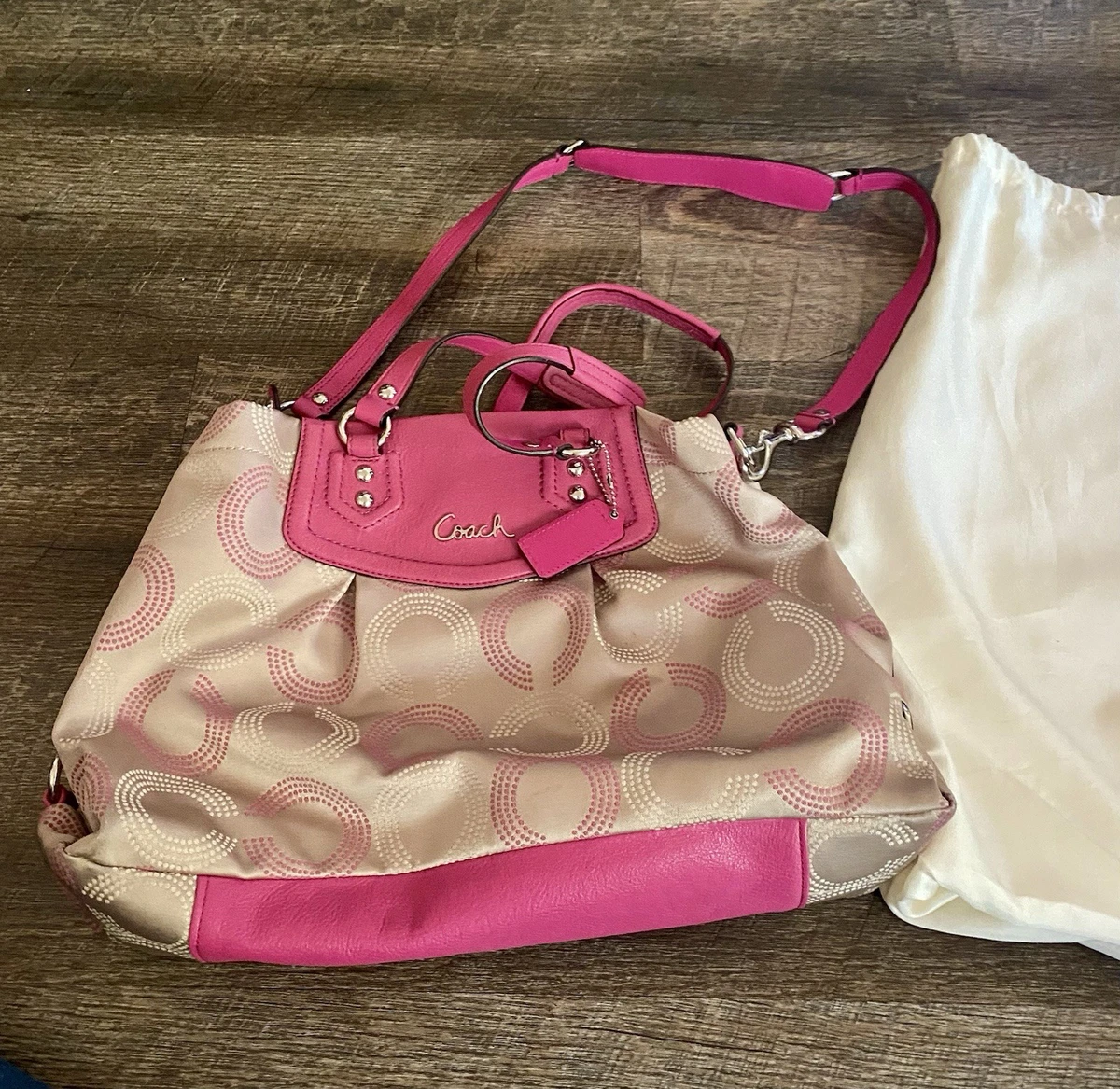 Coach Ashley Satchel/Top Handle Bag Pink Bags & Handbags for Women