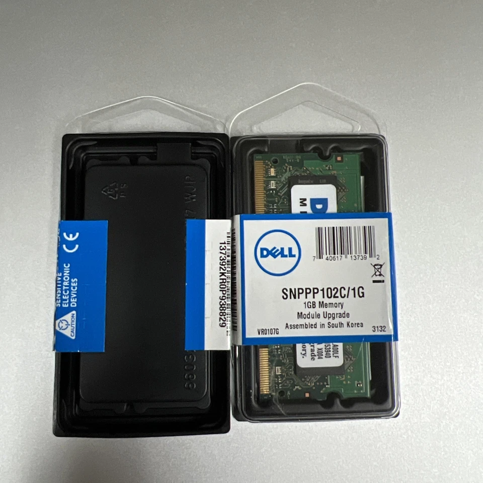 NEW 1Gb Dell SNPPP102C/1G 800Mhz PC2-6400 200pin DDR2 SODIMM memory RAM - Image 2 of 2