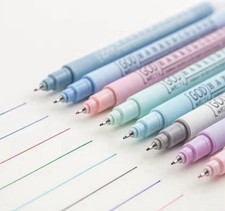 Colored Fineliner Pens, 0.38mm Fine Tip Pens, 8 Colors Fine Point Pen, Bible ...