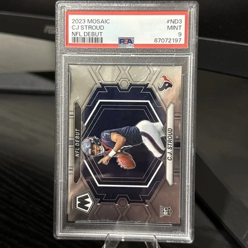 2023 Panini Mosaic - Nfl Debut C.J. Stroud #ND-3 (RC) PSA 9