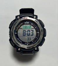 CASIO PRO TREK PRW-3500 Radio-Controlled Solar Digital Watch Working Condition