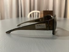 Vintage Christian Dior Sunglasses Translucent Brown Frame Luxury Oversized