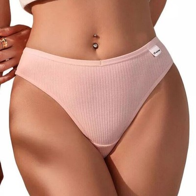 Pack Of 6 Sexy Ladies Womens Cotton Panties G string Thongs Briefs Underwear Lot