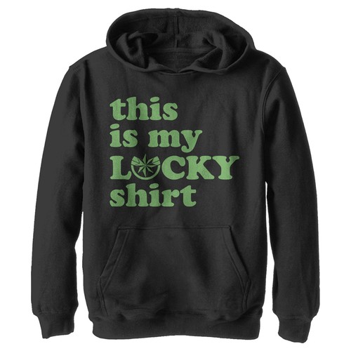 Boy's Marvel Captain Marvel St. Patrick's Day This Is My lucky Shirt Pull Over H