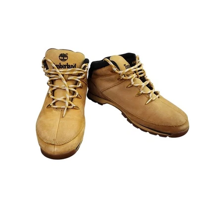 Timberland Euro Dorado Botas de Senderismo Cuero Trigo Tobillo Senderismo Botas Para Hombre 10.5 - Imagen 1 de 4