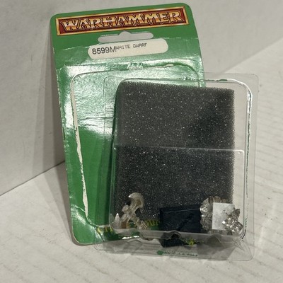 metal WARHAMMER AoS THE WHITE DWARF Lord 8599m - GW OOP BLISTER