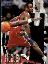 1996 Fleer Allen Iverson Philadelphia 76ers #235