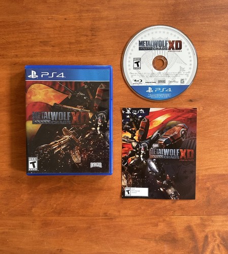 Metal Wolf Chaos XD (PlayStation 4 PS4) MINT Condition CIB Complete & Tested