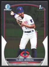 2023 Bowman Chrome Prospects Yilber Herrera #BCP-86 Minnesota Twins
