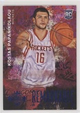 2014 Panini Court Kings Remarkable Rookies Sapphire /499 Kostas Papanikolaou RC