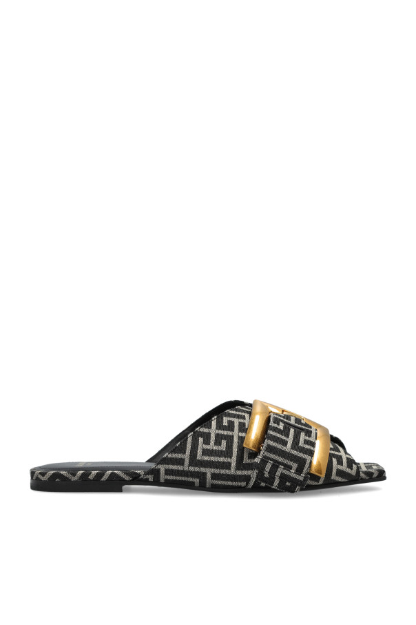Balmain - Women - Anthem Slides - Brown 185890₽