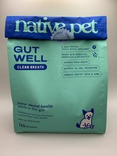 Dog Breath Freshener Dental Powder Triple Biotic Blend GutWell Clean 120 Scoops