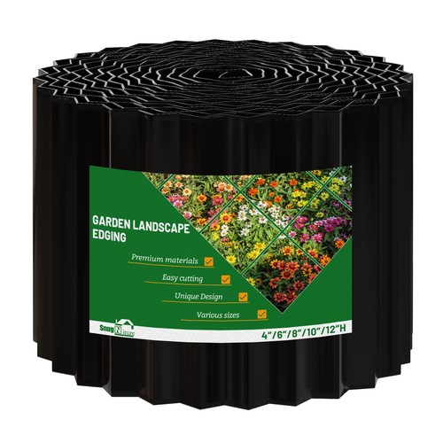 Corrugated Metal Garden Edging,6" x 40' Sturdy Lawn Edging Border,Landscape E...