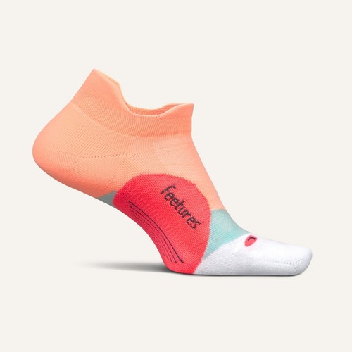 Feetures Unisex Elite Light Cushion No Show Tab Socks Vibrant Reef - E5057857, V