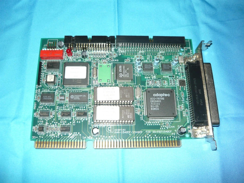 Vintage Adaptec AHA-1542CF ISA SCSI Floppy Controller Card Used - Image 1 of 1