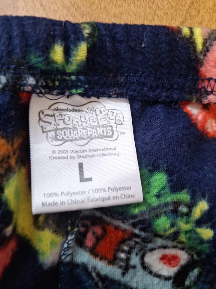 Bob Esponja Navidad Pj Parte Inferior Grande Foto 4 de 4