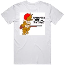 Elmer Fudd Hunting Be Very Very Quiet Looney Tunes Unisex T Shirt