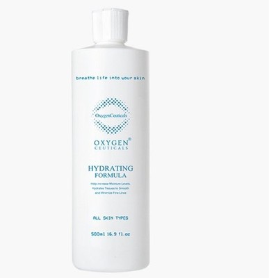 oxygenceuticals hydrating formula 500ml for face skin solution