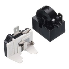 Compact 1 Pin PTC Relay 31mm for Fridge with 4.7 Ohm Overload Protector 1/2HP