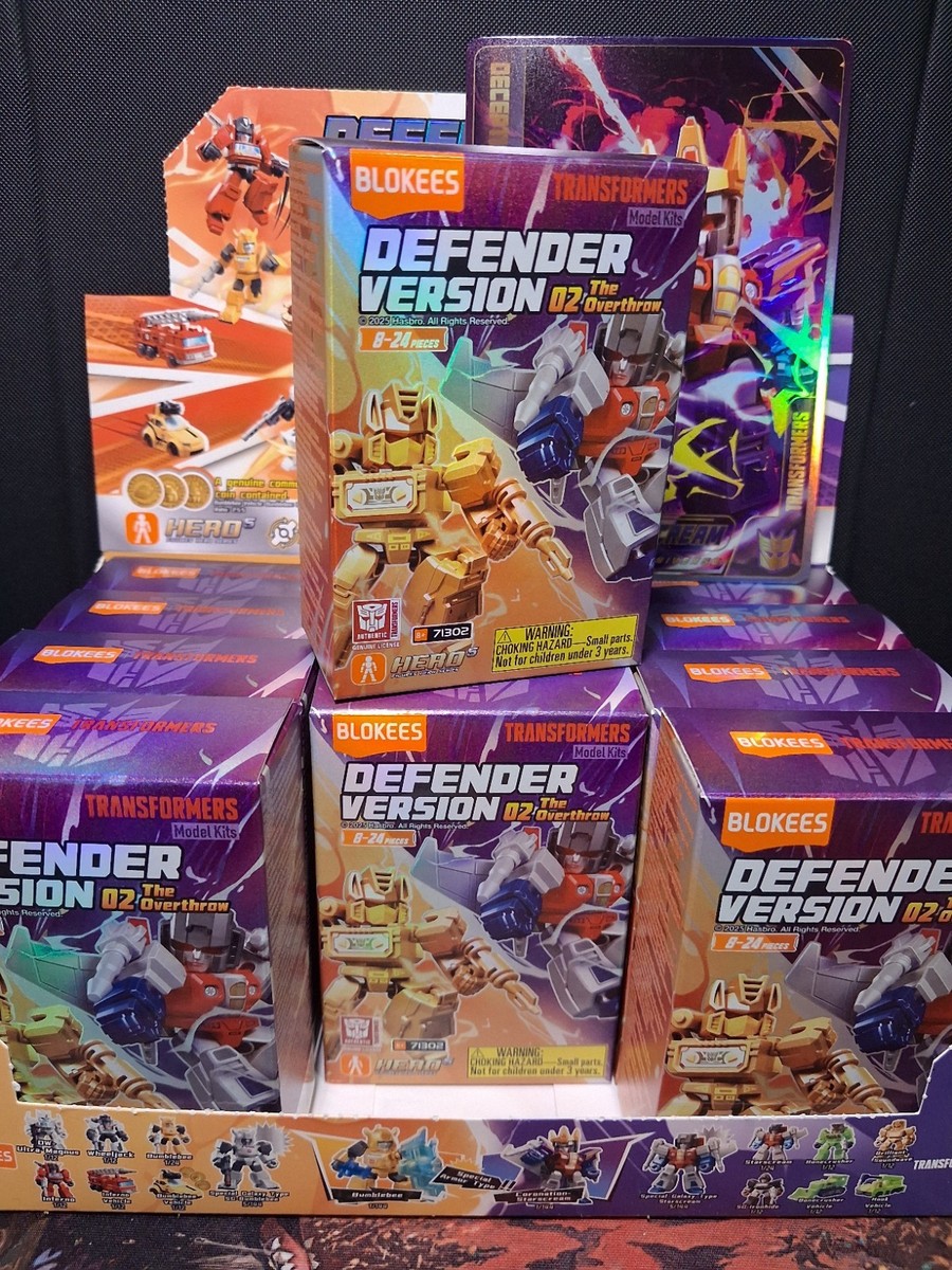 X1 New Single Blind Box - Blokees Transformers Defender Version 2