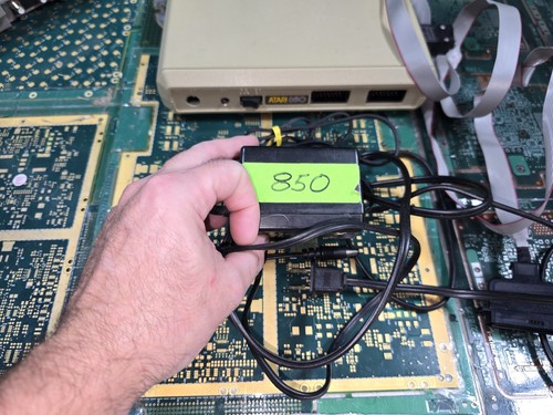 Atari 850 Interface Module for Atari 400/800 UNTESTED w/Cable and Power Supply - Picture 3 of 15