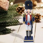  Holz Nussknacker Handwerk Weihnachtsdekoration Cartoon Nussknacker Figur Soldat