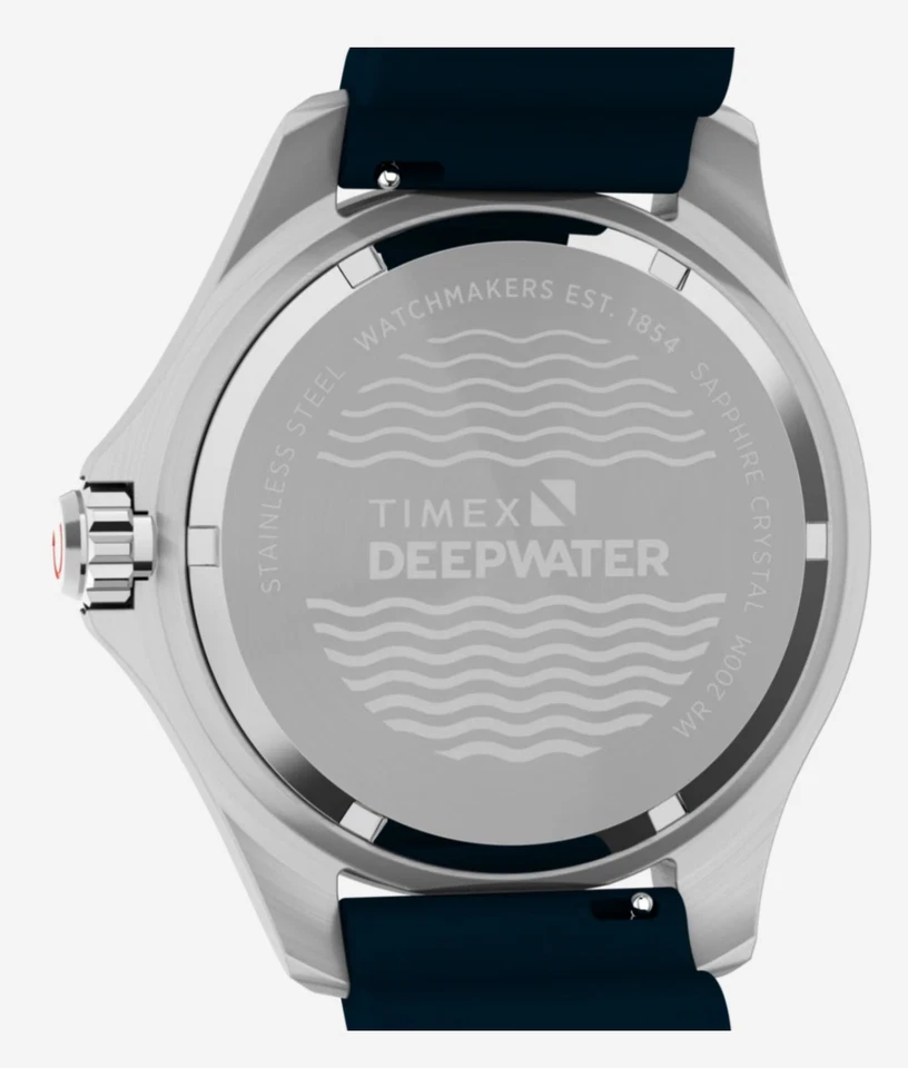 Timex Deep Water Meridian 200M 44mm Mens Watch • Sapphire • Luminova • TW2W81500 - Image 4 of 4