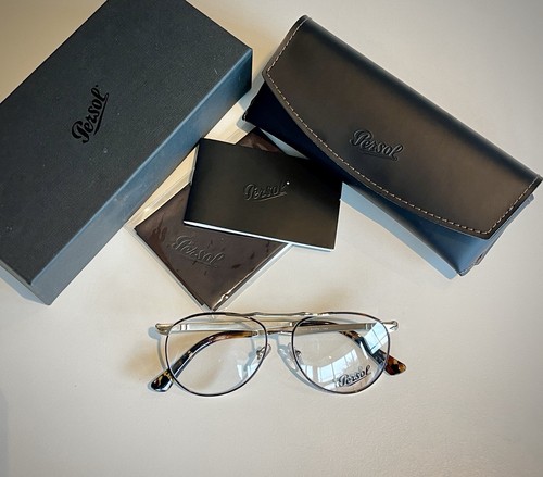 Persol PO 2453 V 1075 Eyeglasses Frames 54-14-145mm Pale Gold Original w Box NEW - Picture 7 of 9