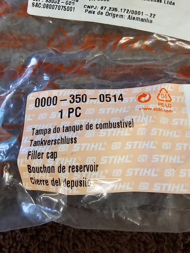 Stihl TS420 500 BR430 350 Benzintank Tankdeckel 0000-350-0514 00003500514 OEM - Bild 2 von 7