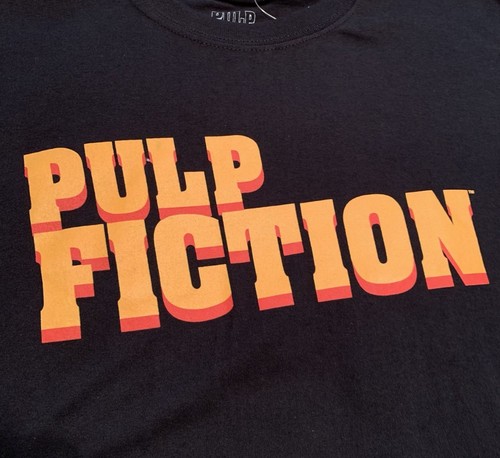 Pulp Fiction Black Short Sleeve T Shirt Size XXL Graphic Print Movie Scene - Picture 3 of 5