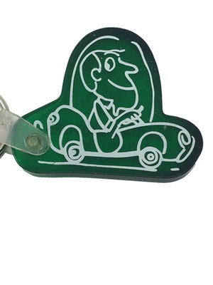 Algoma WI Auto Car Dealer Dealership Vintage Advertising Wisconsin Keychain