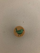 Craft Smart - Round Rubber Stamp - Bird - Small Size - So Cute 