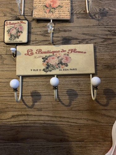 Vintage Landhaus Konvolut 5 Stück Wandhaken - Bild 4 von 8