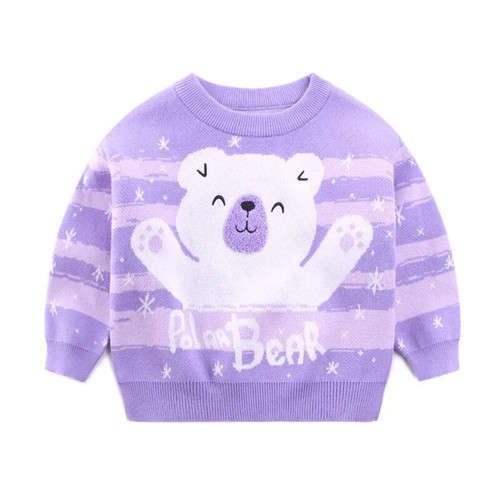 Boys Sweater Autumn Children Sweater Striped Car Knitwear 3-7Year Kids Pullover - Picture 10 of 36