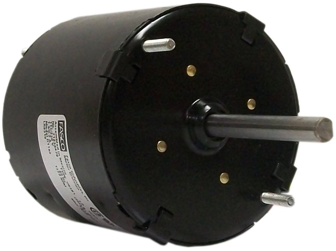 Fasco D1164 3.3-Inch Diameter Shaded Pole Motor, 1/25 HP, 115/230 Volts, 1550
