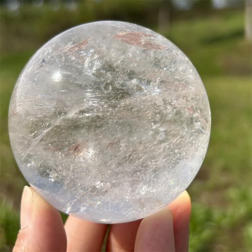 0.42kg Clear quartz Ball Natural Reiki Crystal Sphere Stand Crystal Decor XQ2934 - Imagen 6 de 12
