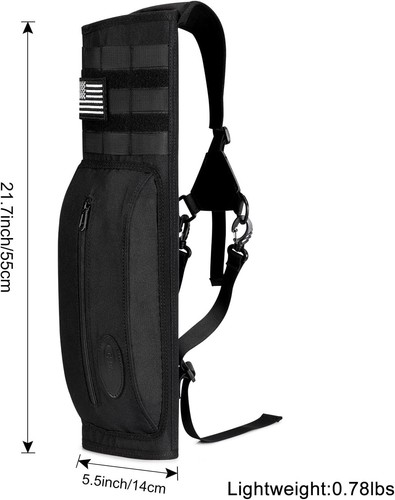 Archery Deluxe Canvas Back Arrow Quiver Hunting Target Arrow Quiver - Picture 3 of 9